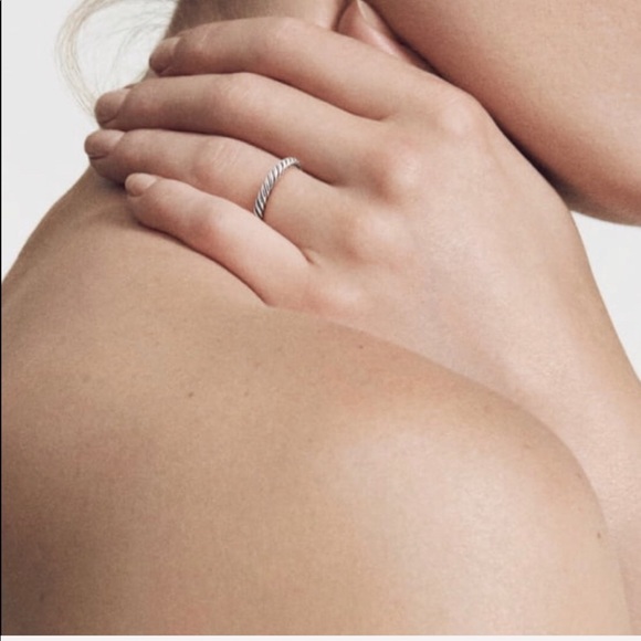 DAVID YURMAN Cable Classic Silver Stacking… - Picture 3 of 14